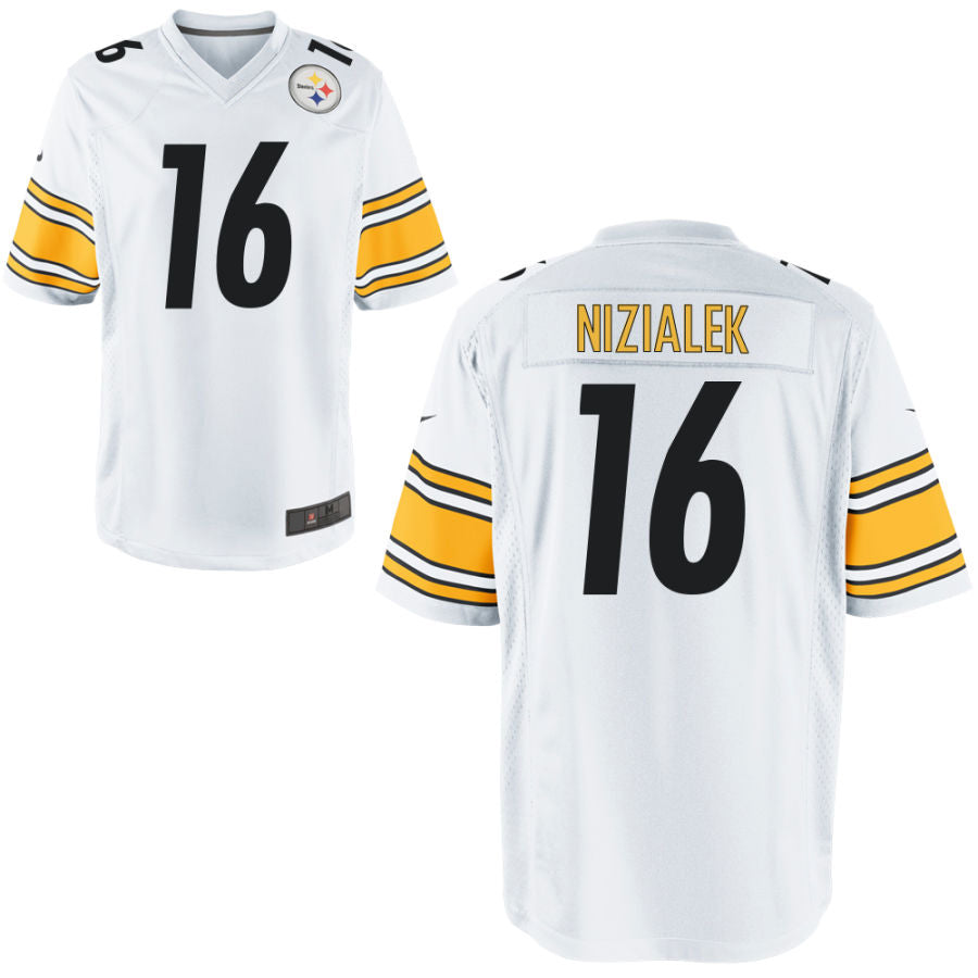 Football Jerseys P.Steelers #16 Cameron Nizialek Player Stitched Game Jersey