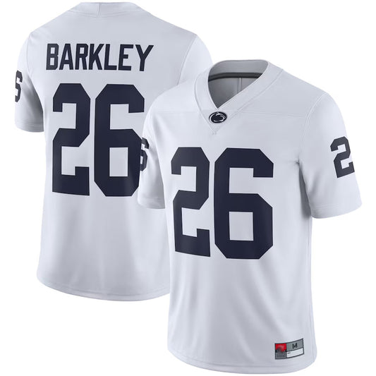 #26 Saquon Barkley Player White Philadelphia Eagles Game College Jerseys