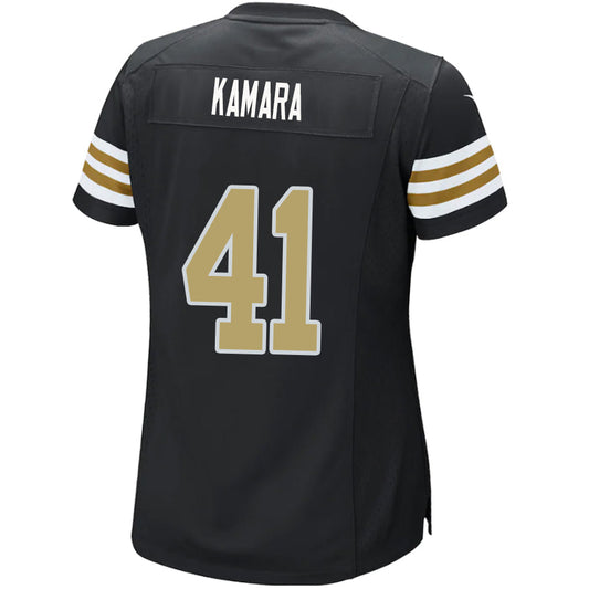 NO.Saints #41 Alvin Kamara Carbon Black Vapor F.U.S.E. Limited Jersey Stitched American Football Jerseys