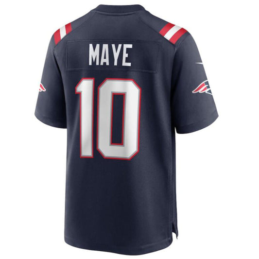 NE.Patriots #10 Drake Maye Navy Vapor F.U.S.E. Limited Jersey Stitched American Football Jerseys