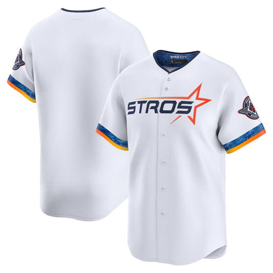 Houston Astros White 2025 City Connect Limited Stitched Baseball Jersey