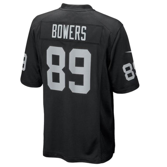 LV.Raiders #89 Brock Bowers  Black Vapor F.U.S.E. Limited Jersey Stitched American Football Jerseys