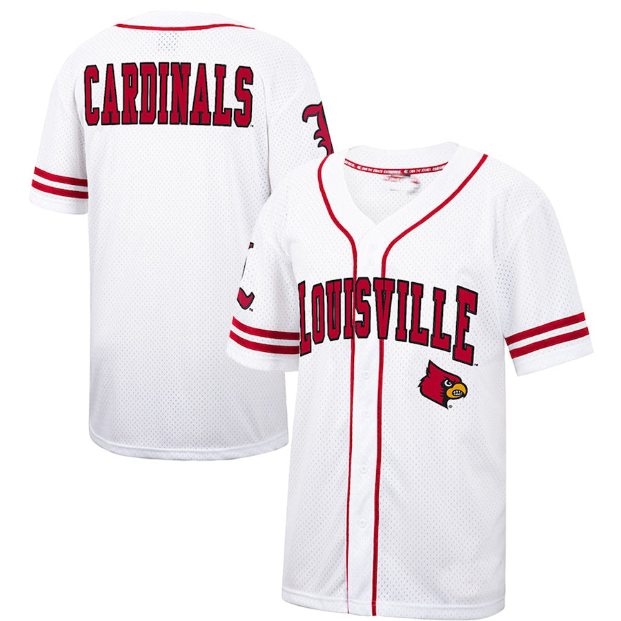 L.Cardinals Colosseum Free Spirited Baseball Jersey White Red Stitched American College Jerseys