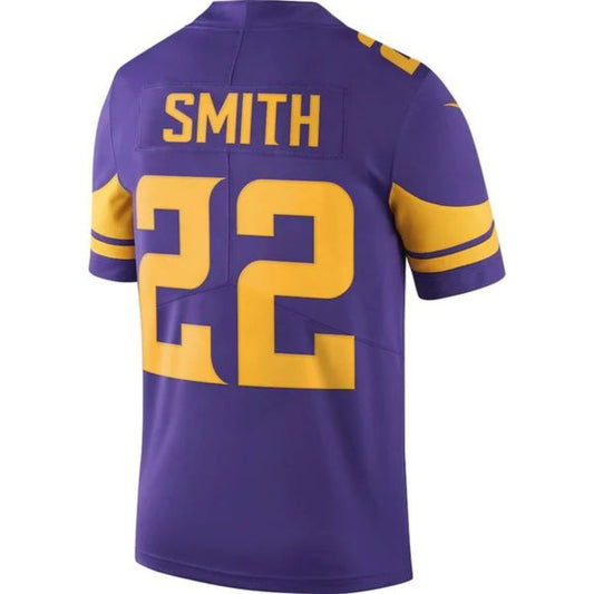 MN.Vikings #22 Harrison Smith Purple Vapor F.U.S.E. Limited Jersey Stitched American Football Jerseys
