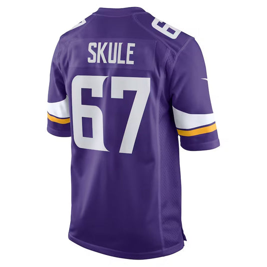 MN.Vikings #67 Justin Skule Purple Team Game Stitched American Football Jerseys