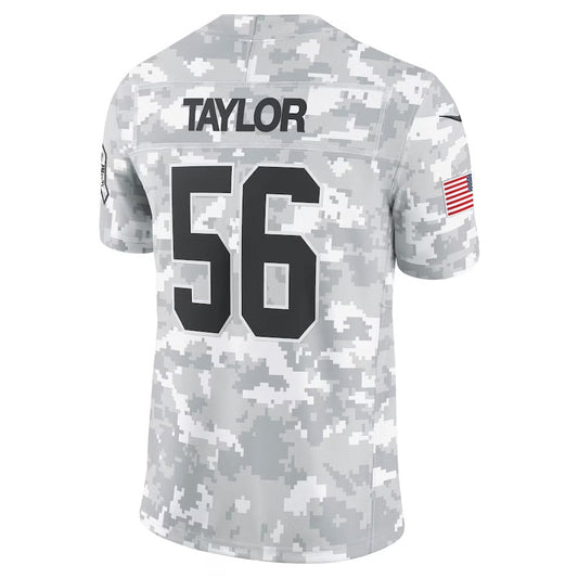 NY.Giants #56 Lawrence Taylor Arctic Camo 2024 Salute to Service Limited Stitched American Football Jerseys