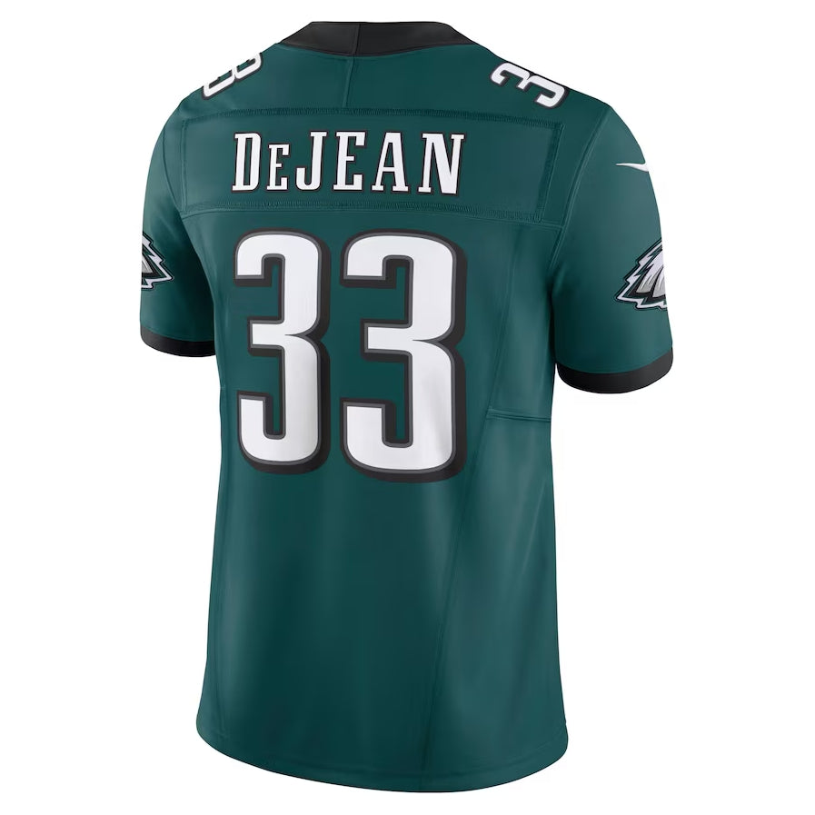 P.Eagles #33 Cooper DeJean Midnight Green Team Vapor F.U.S.E. Limited American Football Jerseys
