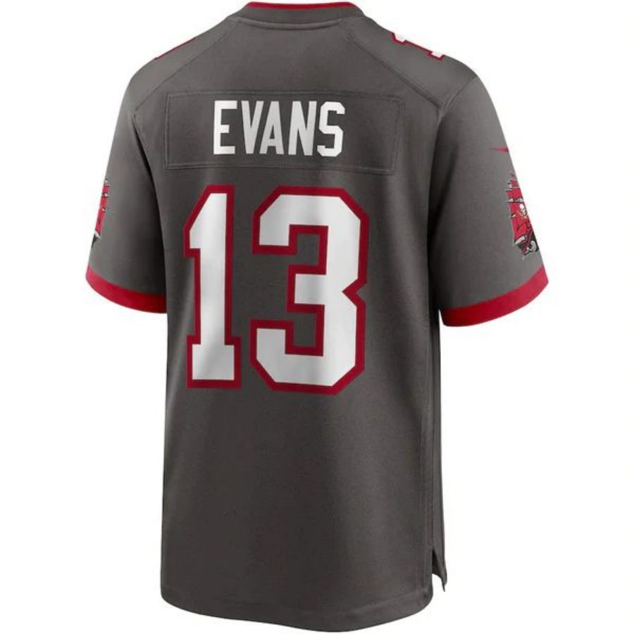 TB.Buccaneers #13 Mike Evans Pewter Vapor F.U.S.E. Limited Jersey Stitched American Football Jerseys