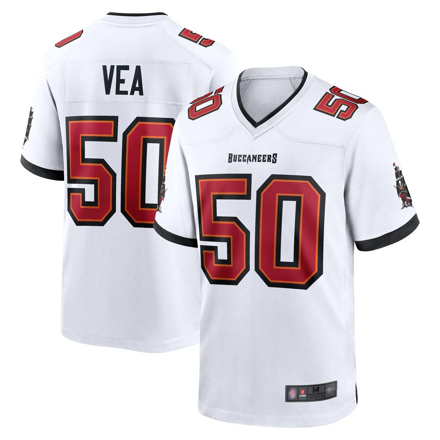 TB.Buccaneers #50 Vita Vea Player Whtie Game Football Jerseys