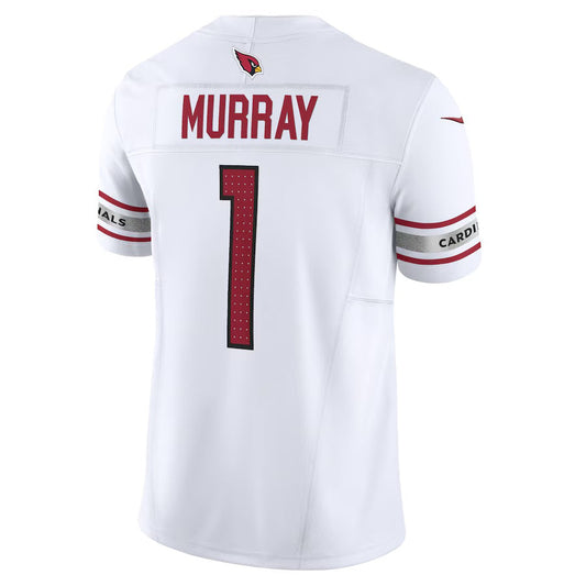 A.Cardinals #1 Kyler Murray White Vapor Limited Jersey Stitched American Football Jerseys