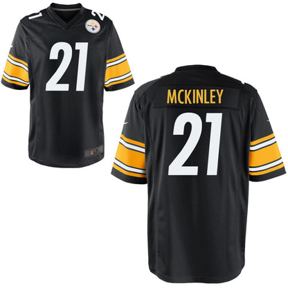 Football Jerseys P.Steelers #21 Javon McKinley Player Stitched Game Jersey