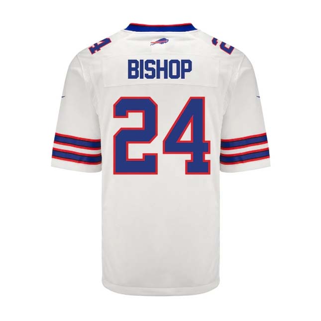 B.Bills #24 Cole Bishop Game Jersey - White Stitched American Football Jerseys