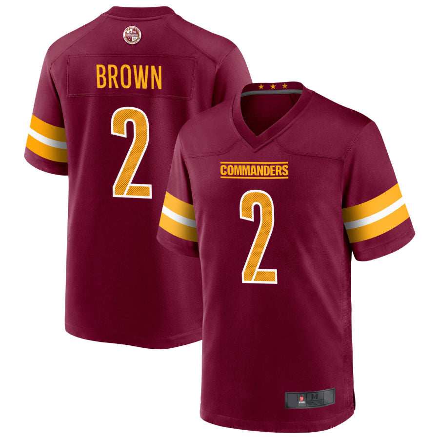 Football Jerseys W.Commanders #2 Dyami Brown Player Stitched Game Jersey