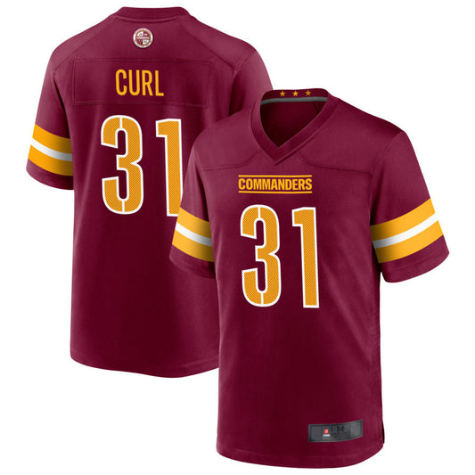 Football Jerseys W.Commanders #31 Kamren Curl Player Stitched Game Jersey