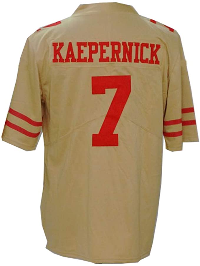 SF.49ers #7 Embroidered Men Colin Kaepernick Jersey American Stitched Football Jerseys