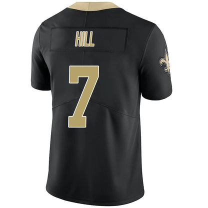 #7 Taysom Hill Player NO.Saints Black Vapor F.U.S.E. Limited  Football Jerseys