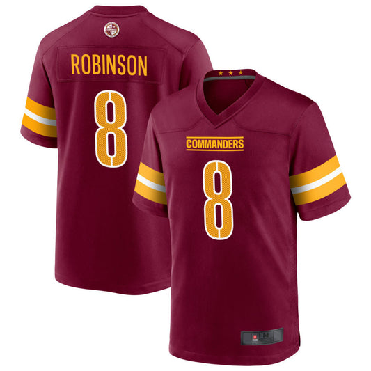 Football Jerseys W.Commanders #8 Brian Robinson Player Stitched Game Jersey