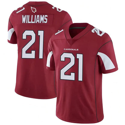 A.Cardinals #21 Garrett Williams Player Cardinal Vapor Untouchable Limited Football Jerseys