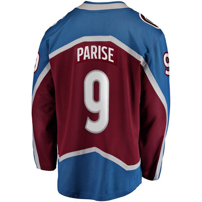 C.Avalanche #9 Zach Parise Fanatics Home Premier Breakaway Player Jersey - Maroon Stitched American Hockey Jerseys