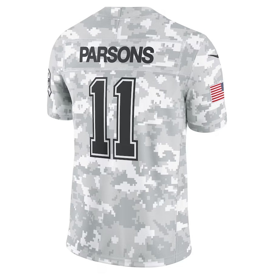 D.Cowboys #11 Micah Parsons Player Jersey Arctic Camo Salute to Service Limited Stitched American Football Jerseys