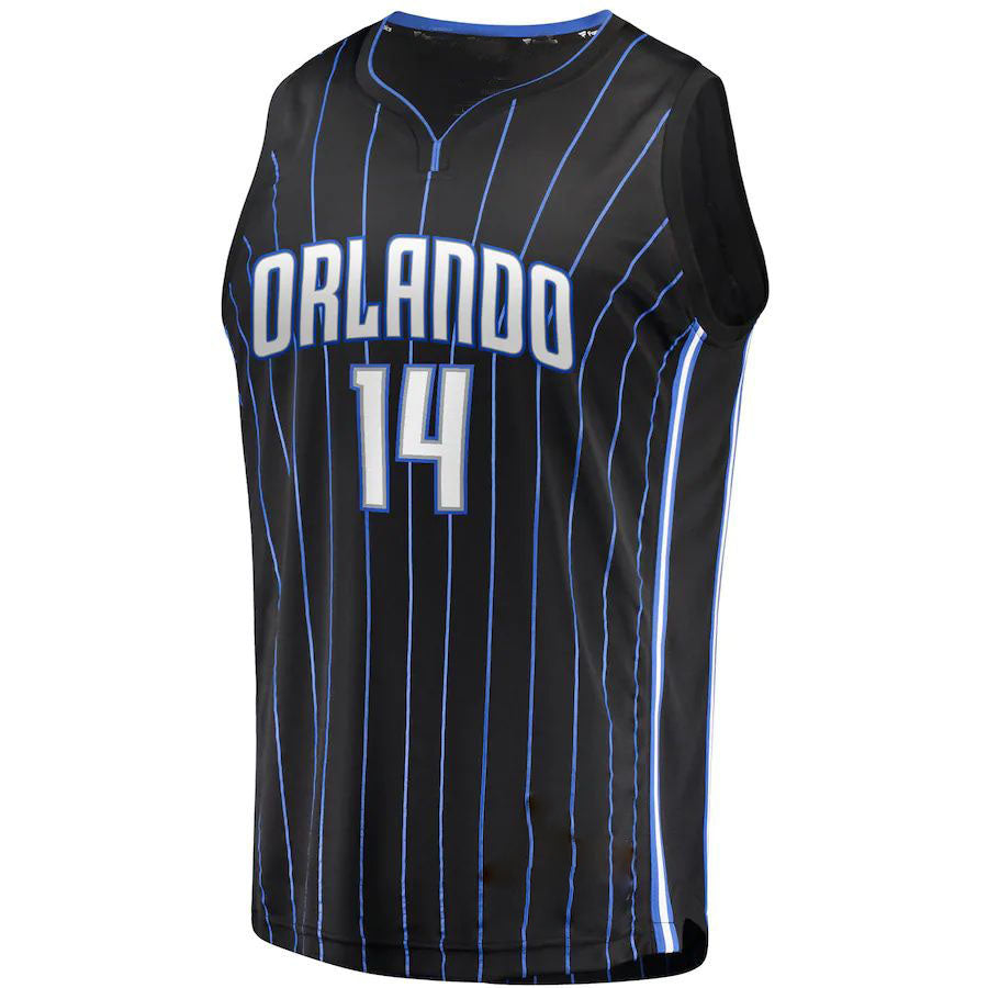 O.Magic #14 Gary Harris Fanatics Branded  2021-22 Fast Break Replica Jersey Black Stitched American Basketball Jersey