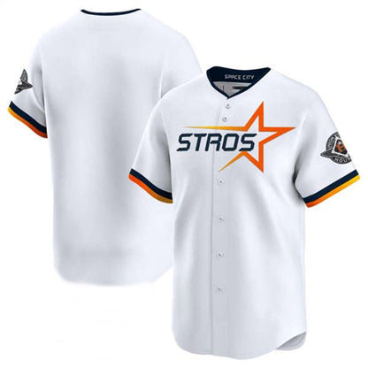 Houston Astros Blank White 2025 City Connect Limited Stitched Baseball Jersey
