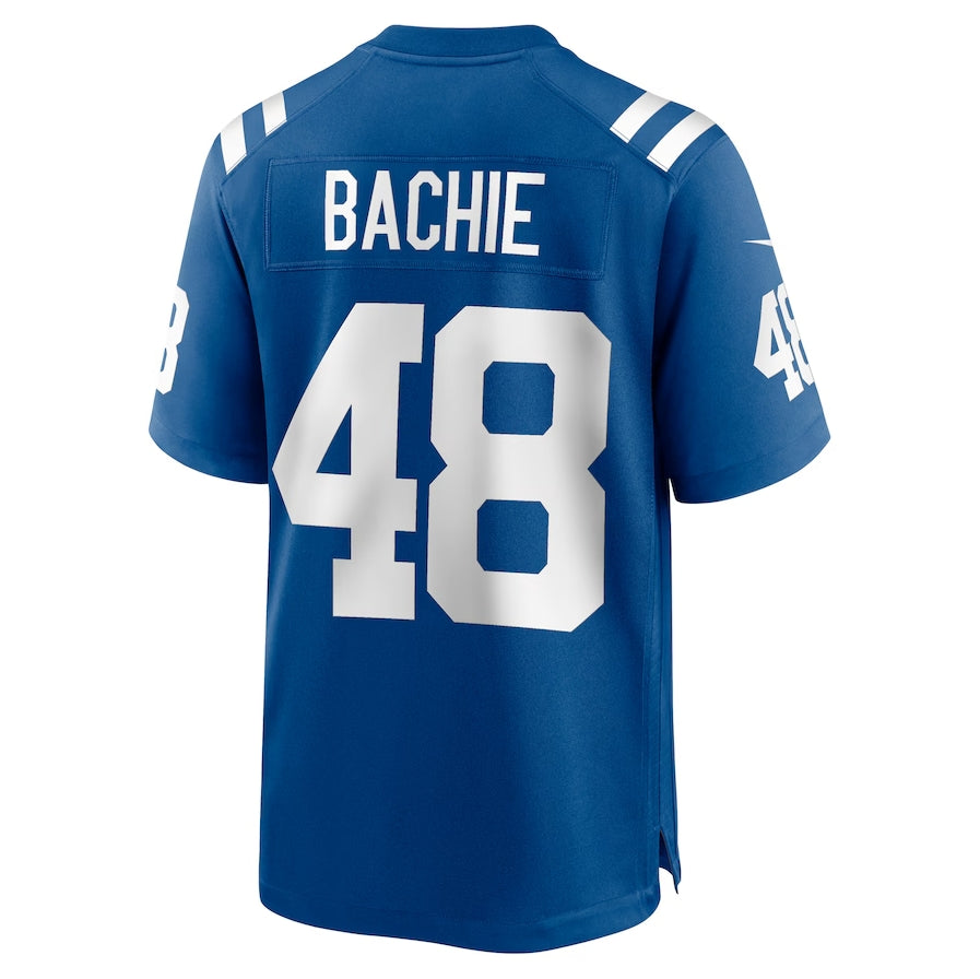 IN.Colts #48 Joe Bachie Royal Team Game American Football Jerseys