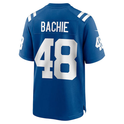 IN.Colts #48 Joe Bachie Royal Team Game American Football Jerseys