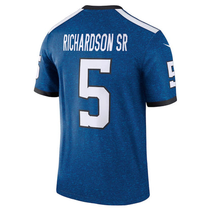 IN.Colts #5 Anthony Richardson Sr. Royal Alternate Indiana Nights Legend Stitched American Football Jerseys