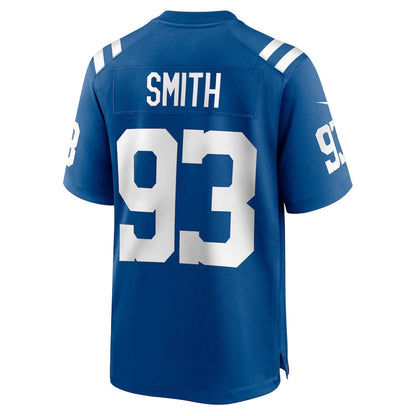 IN.Colts #93 Tim Smith Royal Team Game American Football Jerseys