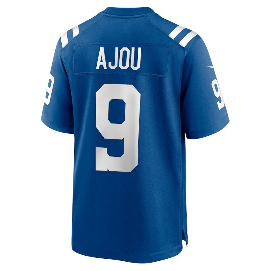 IN.Colts #9 Ajou Ajou Royal Team Game Stitched American Football Jerseys