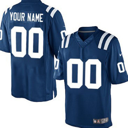 Custom IN.Colts Blue Limited Jersey Stitched American Football Jerseys