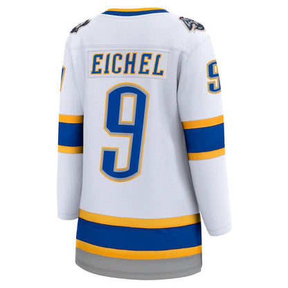 B.Sabres #9 Jack Eichel Fanatics Branded 2020-21 Special Edition Breakaway Player Jersey White Stitched American Hockey Jerseys