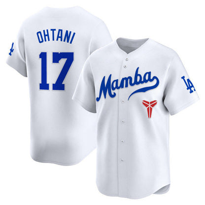 Los Angeles Dodgers #17 Shohei Ohtani Mamba Vapor Premier Limited Jersey - All Stitched Baseball Jersey
