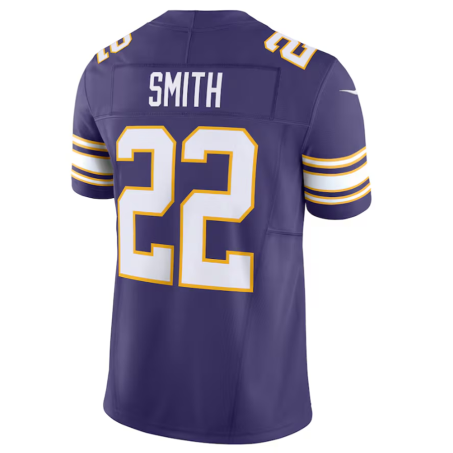 MN.Vikings #22 Harrison Smith Purple Vapor F.U.S.E. Limited Jersey Stitched American Football Jerseys