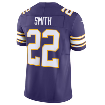 MN.Vikings #22 Harrison Smith Purple Vapor F.U.S.E. Limited Jersey Stitched American Football Jerseys