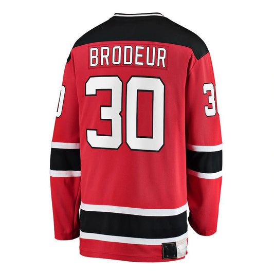 NJ.Devils #30 Martin Brodeur Fanatics Branded Premier Breakaway Retired Player Jersey  Red Stitched American Hockey Jerseys