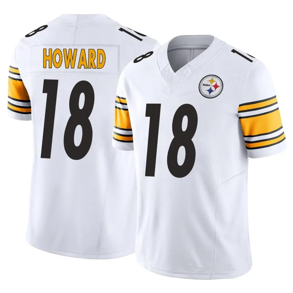P.Steelers #18 Will Howard Player Vapor F.U.S.E. Limited Football Jerseys