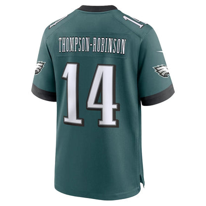 P.Eagles #14 Dorian Thompson-Robinson Midnight Green Team Game American Football Jerseys