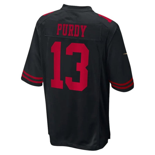 SF.49ers #13 Brock Purdy Tundra Black Vapor F.U.S.E. Limited Jersey Stitched American Football Jerseys