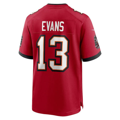 TB.Buccaneers #13 Mike Evans Red 50th Anniversary Game Stitched American Football Jerseys