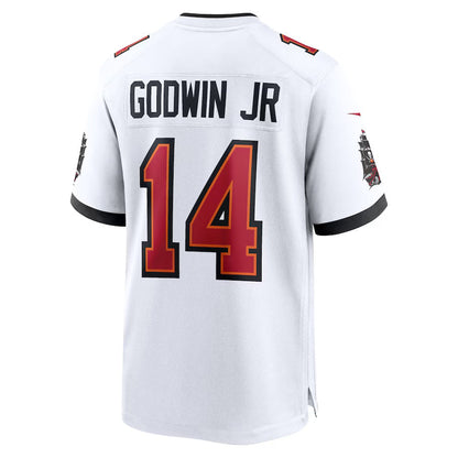 TB.Buccaneers #14 Chris Godwin Jr. White 50th Anniversary Game Stitched American Football Jerseys