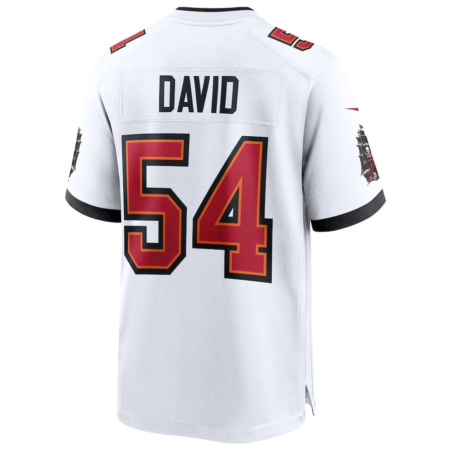 TB.Buccaneers #54 Lavonte David White 50th Anniversary Game Stitched American Football Jerseys