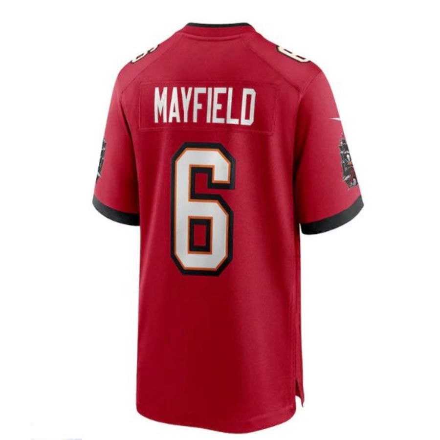 TB.Buccaneers #6 Baker Mayfield Red Vapor F.U.S.E. Limited Jersey Stitched American Football Jerseys