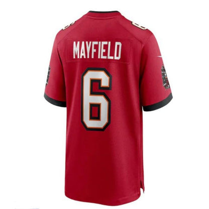 TB.Buccaneers #6 Baker Mayfield Red Vapor F.U.S.E. Limited Jersey Stitched American Football Jerseys