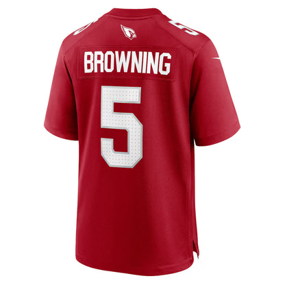 A.Cardinals #5 Baron Browning Cardinal Team Game Jersey